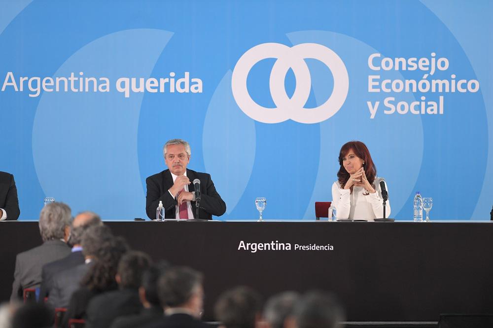 El Presidente y CFK presentaron en un acto juntos el proyecto agroindustrial