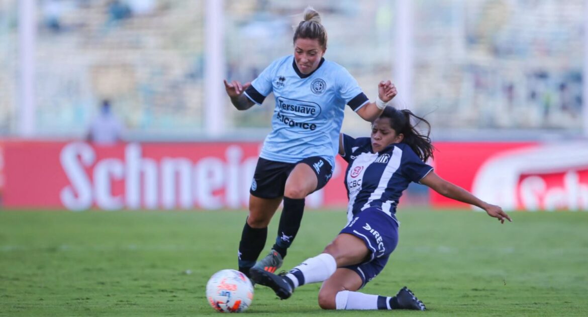 Belgrano le ganó a Talleres en el primer superclásico femenino en el Kempes