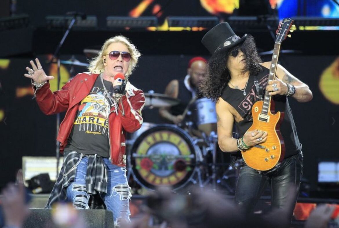 Guns N’ Roses ya está en Argentina para su show en River