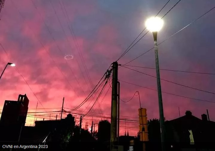 Fotografiaron un impresionante OVNI en la localidad de Olavarría