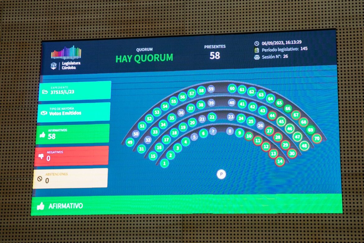 La Legislatura implementa un sistema de votación electrónica